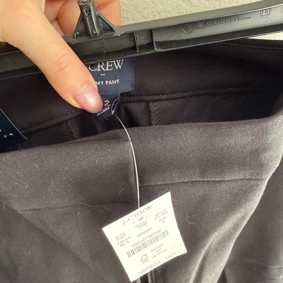 J. Crew Black Stretch Remy Pant - Picture 5 of 7